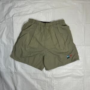 Against the Elements Men’s Retro Swim Trunks, Light Brown, Size Medium, Brown